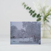 winterstorm2010（オクラホマ） ポストカード (スタンド正面)