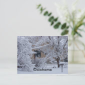 Winterstorm 2010（オクラホマ） ポストカード (スタンド正面)