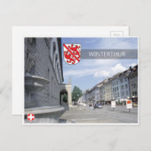 Winterthur – スイスのポストカード。 ポストカード (正面/裏面)