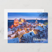 Wintertime In Hohnstein,ドイツ ポストカード (正面/裏面)