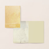 Wintertraum Baum in Gold 箔カード (ディスプレー)