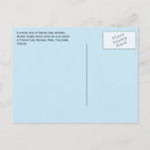 Winterview、クレーター湖国立公園。オレゴン ポストカード (裏面)