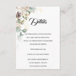 Wintery金ゴールドフローラエンクロージャカード詳細 エンクロージャーカード