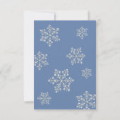 Wintery Crystal Snowflake RSVP (裏面)