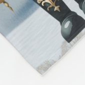 Wintery Gothic Holiday Fleece Blanket フリースブランケット (角)