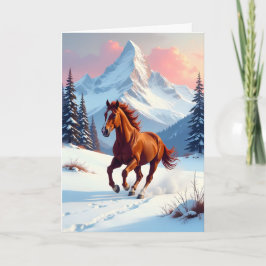 Wintery Xmas card  シーズンカード