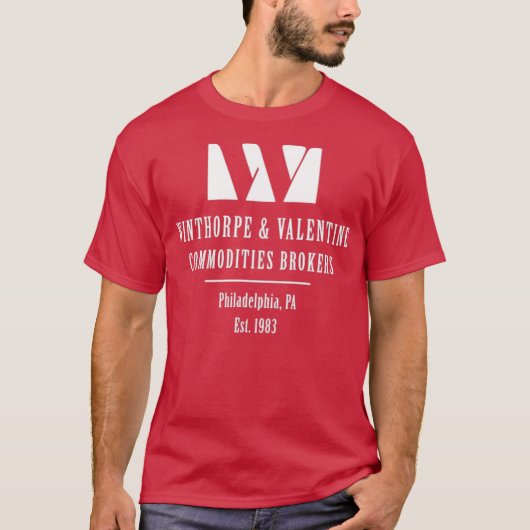 Winthorpe & Valentine Commodities Brokers Tシャツ (正面)