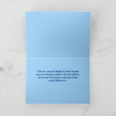 Wintry Frosted Christmas Holiday Card シーズンカード (内部)