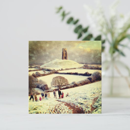 Wintry Glastonbury Tor カード (スタンド正面)