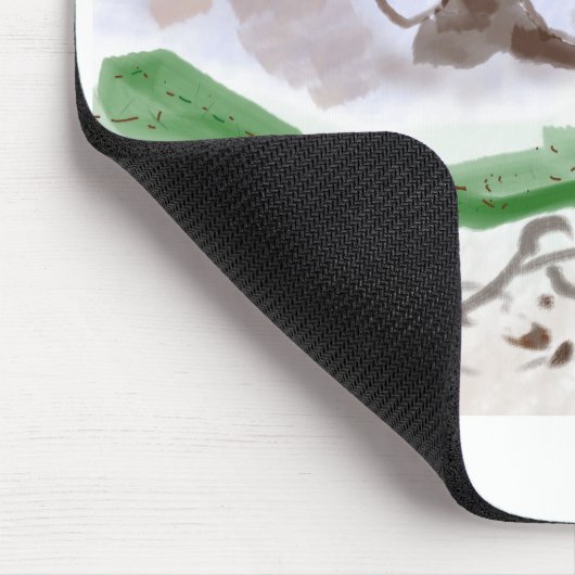 Wintry Mix Mousepad マウスパッド (コーナー)