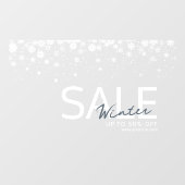 Wintry New Winter Collection ウィンドウサイン (シート)