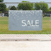 Wintry Watercolor Blue New Winter Collection 横断幕 (インサイチュ)