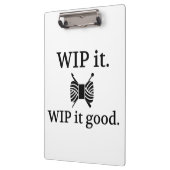 WIP It Good ・ニット・クロシェ工芸品 クリップボード (左)