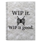 WIP It Good - Crochet Crafts Notebook ノートブック (正面)