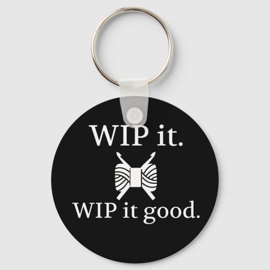 WIP It Good - Crochet {Dark} キーホルダー (正面)