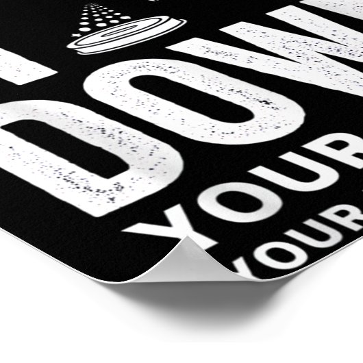 Wipe It Down Fitness Motivation Art  ポスター (角)