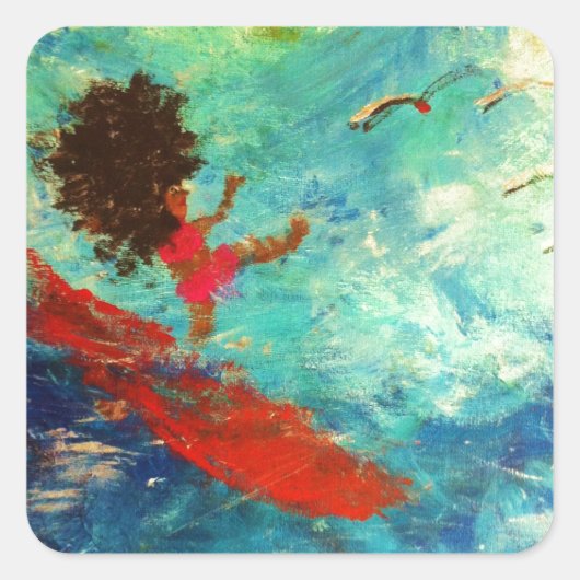 "Wipeout"スタンプ スクエアシール (正面)