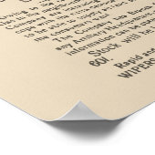 Wipers Times 1917からのファクシミリページ ポスター (角)