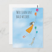 Wir sehen uns bald wieder ポストカード (正面/裏面)