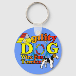 Wire_キツネ_Terrier_Agility_ キーホルダー