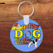 Wire_キツネ_Terrier_Agility_ キーホルダー (正面)