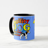 Wire_キツネ_Terrier_Agility_ マグカップ (正面左)