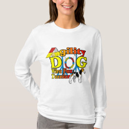Wire_キツネ_Terrier_Agility_ Tシャツ