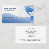 Wire Blue Globe Americas名刺 名刺 (正面/裏面)