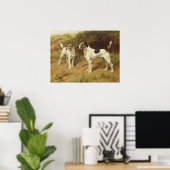 Wire Fold Teriers by Thomas Blinks ポスター (ホームオフィス)