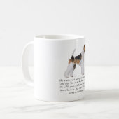 Wire Fox Terrierの思い出の品 女性 コーヒーマグカップ (正面左)