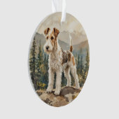 Wire Fox Terrier オーナメント (正面)