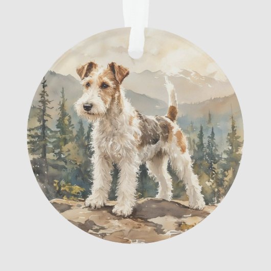 Wire Fox Terrier オーナメント (裏面)