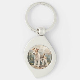 Wire Fox Terrier キーホルダー