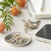 Wire Fox Terrier キーホルダー (側面)