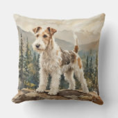 Wire Fox Terrier クッション (正面)