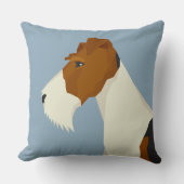 Wire Fox Terrier クッション (正面)