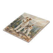 Wire Fox Terrier タイル (側面)