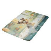 Wire Fox Terrier Bath Decor バスマット (アングル)