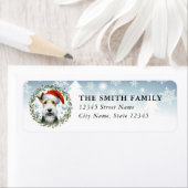 Wire Fox Terrier Dog Return Address Labels ラベル (インサイチュ)