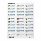Wire Fox Terrier Dog Return Address Labels ラベル (フルシート)