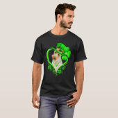 Wire Fox Terrier Dog St Patricks Day Lover Irish S Tシャツ (正面フル)