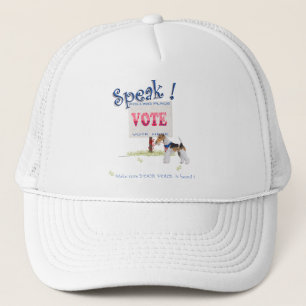 Wire Fox Terrier Voting Voice キャップ