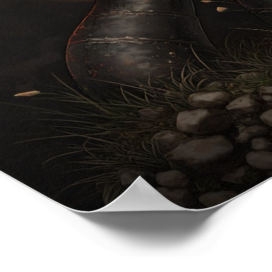 Wired to the Sun - Solarpunk Poster ポスター (角)