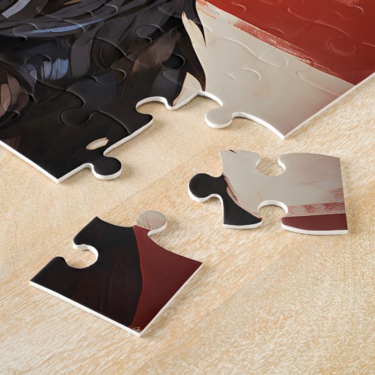 Wirefold Pointing Griffon 7月4日Indepden ジグソーパズル (側面)