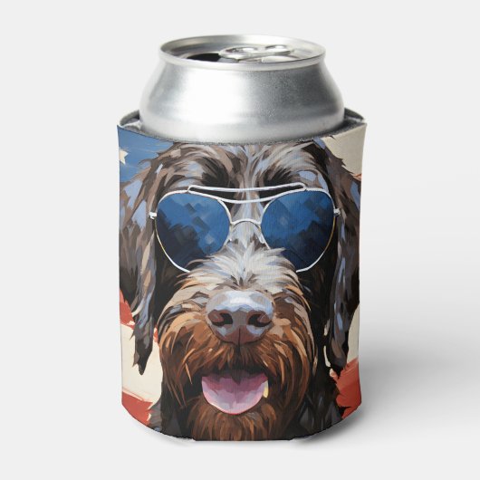 Wirefold Pointing Griffon 7月4日Indepden 缶クーラー (缶正面)