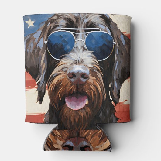 Wirefold Pointing Griffon 7月4日Indepden 缶クーラー (裏面)