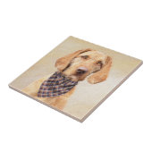 Wirefold Vizsla'絵画s – かわいいオリジナルドッグアート タイル (側面)