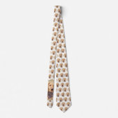 Wirefold Vizsla'絵画s – かわいいオリジナルドッグアート ネクタイ (裏面)