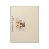 Wirefold Vizsla'絵画s – かわいいオリジナルドッグアート ノートパッド (回転)