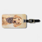 Wirefold Vizsla'絵画s – かわいいオリジナルドッグアート ラゲッジタグ (正面横)